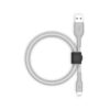 Lightning to USB-A Cable Strap Silver