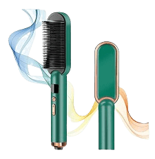 Hair Straightener Iron Brush